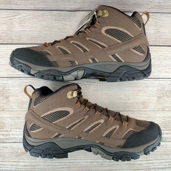 Merrell Moab 2 Mid GTX Hiking Boots Earth Men's Size 12.5 - Picture 6 of 9